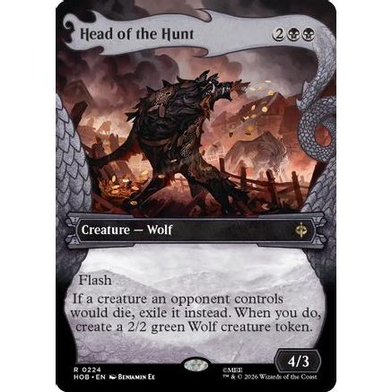 Head of the Hunt (Showcase) (HOB-224) - The Hobbit Foil