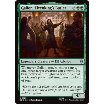 Galion, Elvenking's Butler (HOB-125) - The Hobbit Foil
