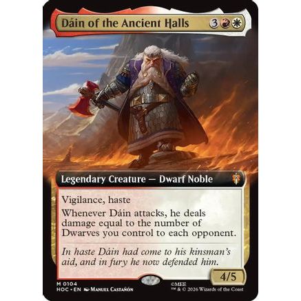 Dain of the Ancient Halls (Extended Art) (HOC-104) - The Hobbit: Eternal-Legal