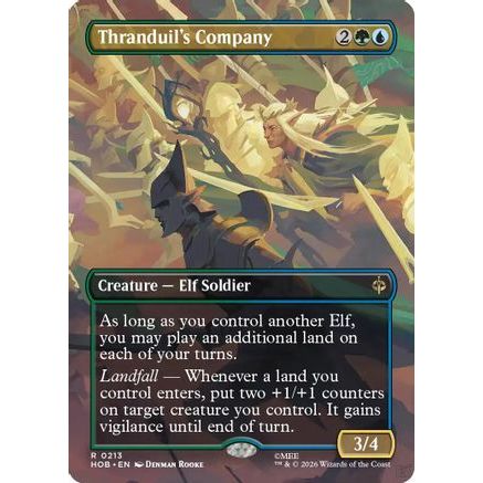 Thranduil's Company (Borderless) (HOB-213) - The Hobbit Foil