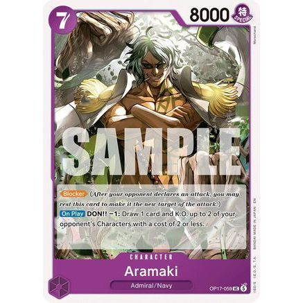 Aramaki (OP17-059) - The World's Strongest Warriors