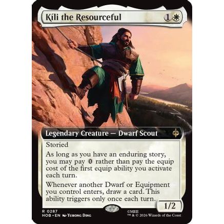 Kili the Resourceful (Extended Art) (HOB-287) - The Hobbit Foil