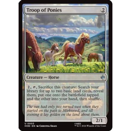 Troop of Ponies (HOB-003) - The Hobbit Foil