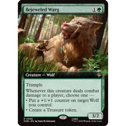 Bejeweled Warg (Extended Art) (HOB-305) - The Hobbit