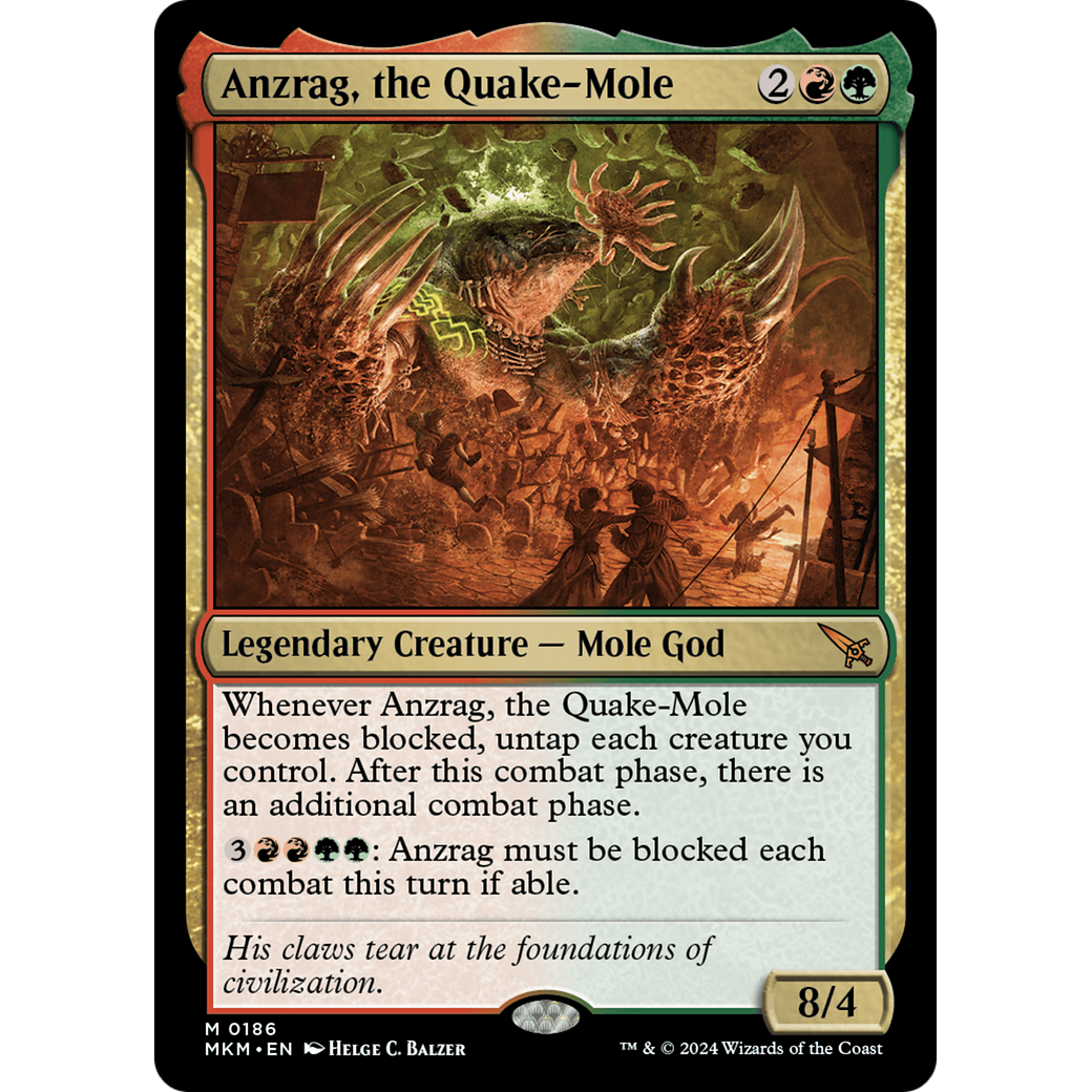 Anzrag, the Quake-Mole (MKM-186) - Murders at Karlov Manor