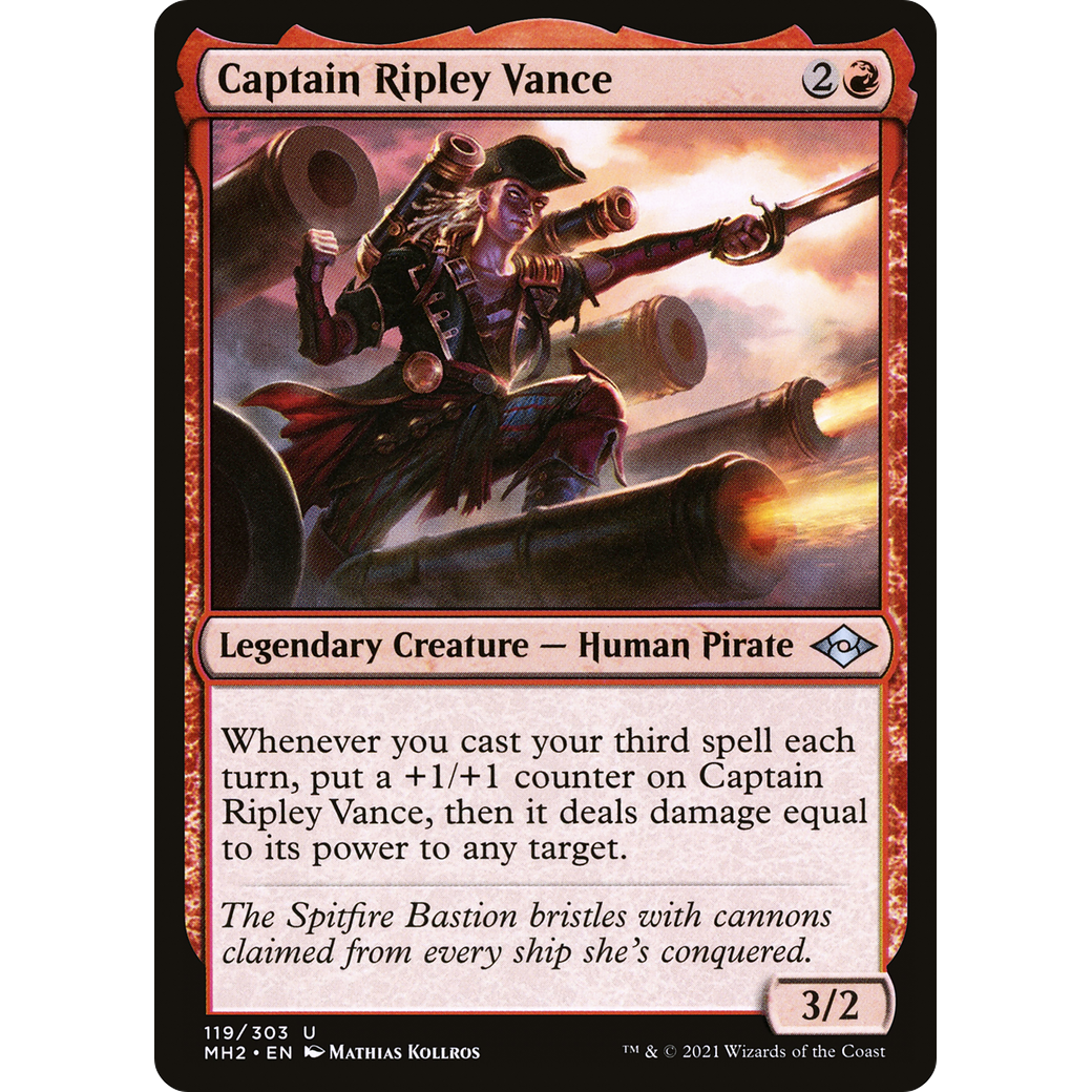 Captain Ripley Vance (MH2-119) - Modern Horizons 2 Foil