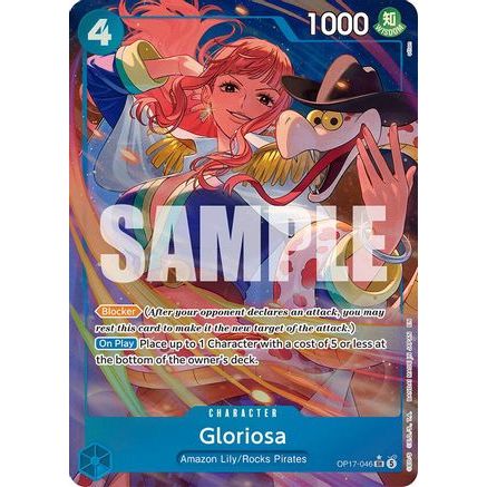 Gloriosa (Alternate Art) (OP17-046) - The World's Strongest Warriors Foil