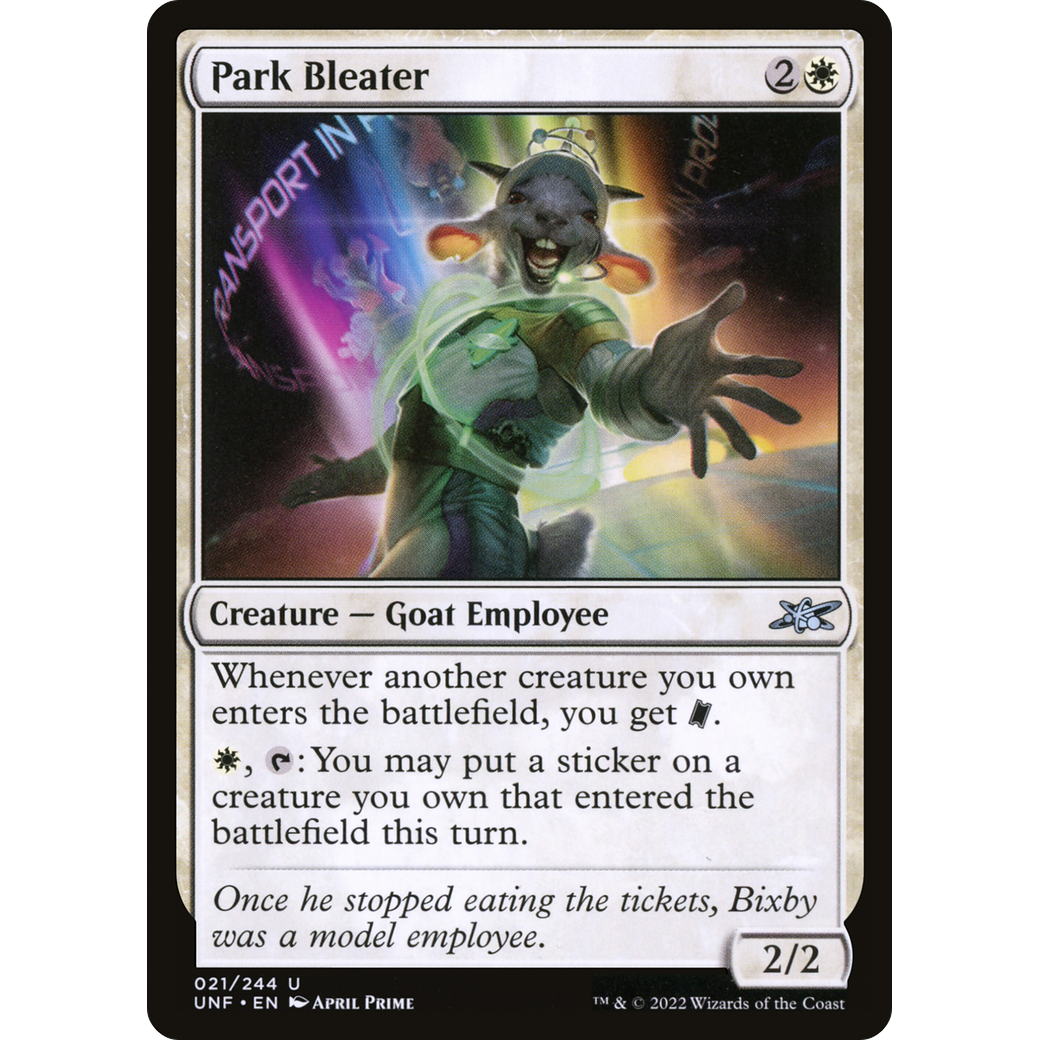 Park Bleater (UNF-021) - Unfinity
