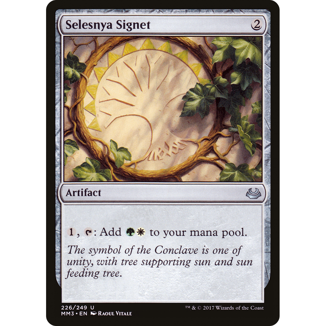 Selesnya Signet (MM3-226) - Modern Masters 2017 Foil