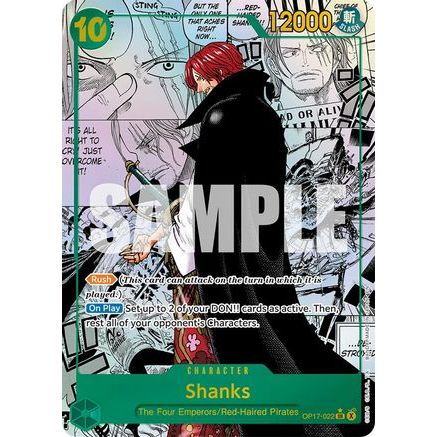 Shanks (022) (Manga) (OP17-022) - The World's Strongest Warriors Foil