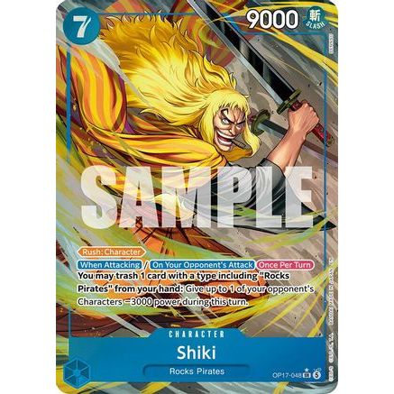Shiki (048) (Alternate Art) (OP17-048) - The World's Strongest Warriors Foil