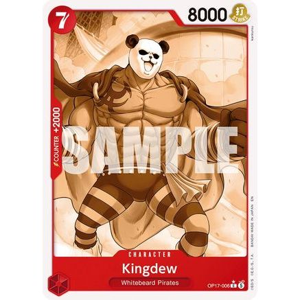 Kingdew (Pandaman Art) (OP17-006) - The World's Strongest Warriors
