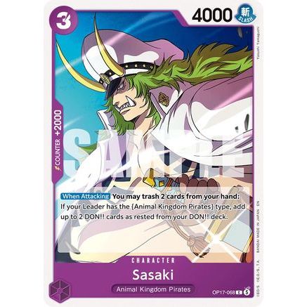 Sasaki (OP17-068) - The World's Strongest Warriors