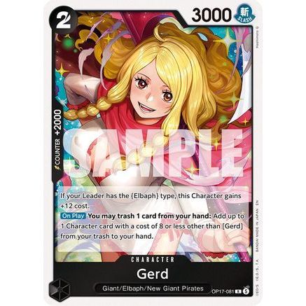 Gerd (OP17-081) - The World's Strongest Warriors Foil