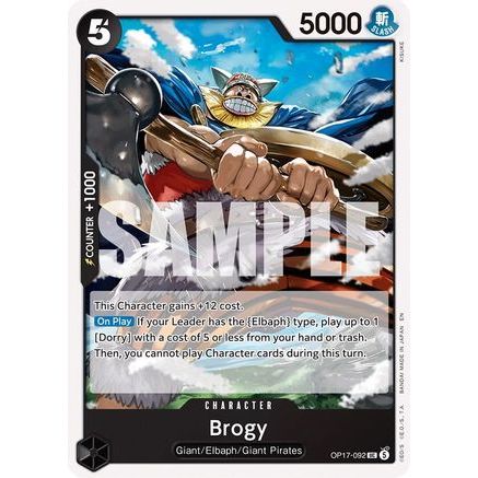 Brogy (OP17-092) - The World's Strongest Warriors