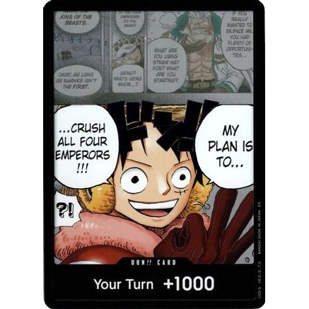 DON!! Card (Alternate Art) - The World's Strongest Warriors