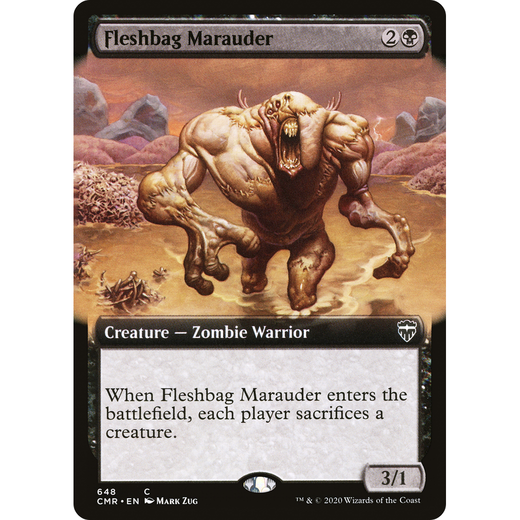Fleshbag Marauder (Extended Art) (CMR-648) - Commander Legends: (Extended Art) Foil