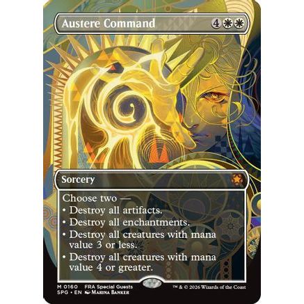 Austere Command (Borderless) (SPG-160) - Special Guests Foil