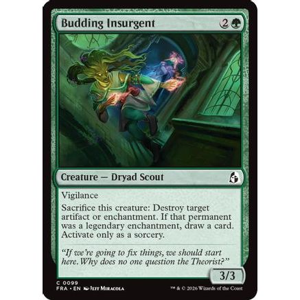 Budding Insurgent (FRA-099) - Reality Fracture Foil
