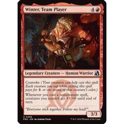 Winter, Team Player (FRA-256) - Reality Fracture Foil