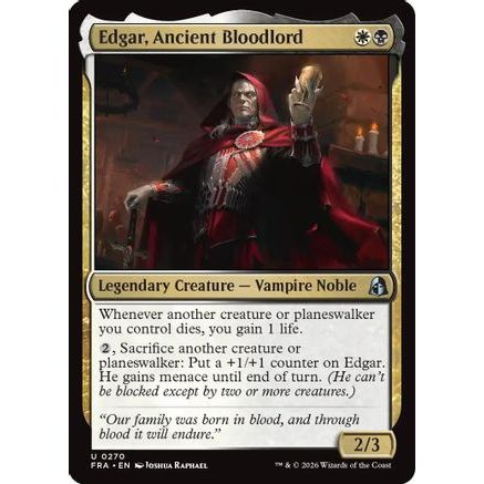 Edgar, Ancient Bloodlord (FRA-270) - Reality Fracture Foil