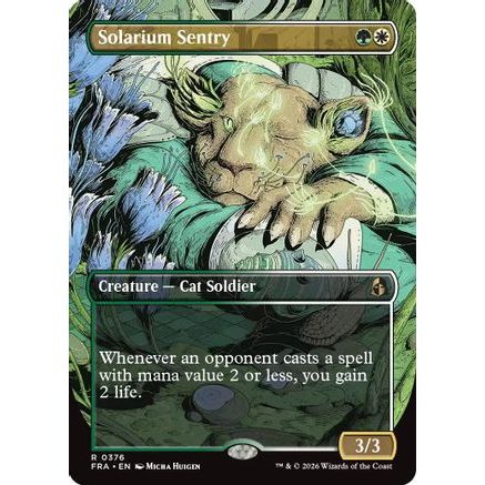 Solarium Sentry (Borderless) (FRA-376) - Reality Fracture Foil