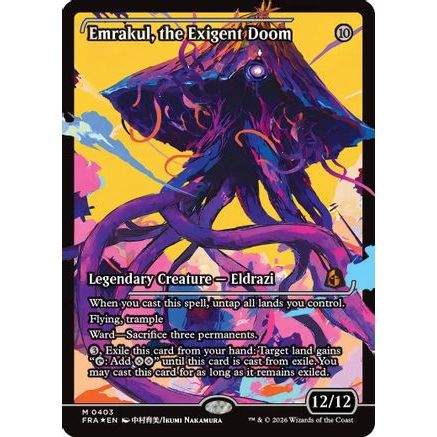Emrakul, the Exigent Doom (Showcase) (FRA-403) - Reality Fracture Foil