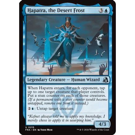Hapatra, the Desert Frost (FRA-215) - Reality Fracture