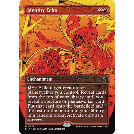 Identity Echo (Borderless) (FRA-371) - Reality Fracture Foil