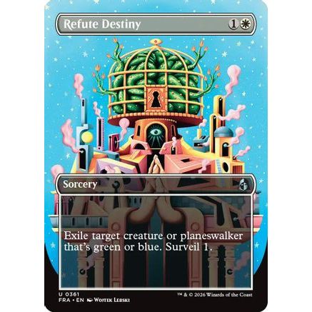 Refute Destiny (Borderless) (FRA-361) - Reality Fracture Foil