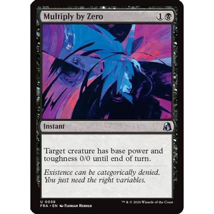 Multiply by Zero (FRA-058) - Reality Fracture Foil