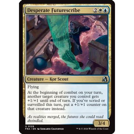 Desperate Futurescribe (FRA-129) - Reality Fracture Foil