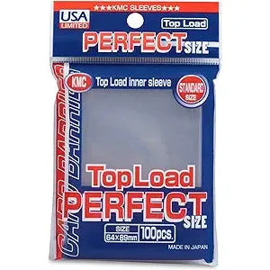 KMC: TopLoad Perfect Fit 100ct Sleeves