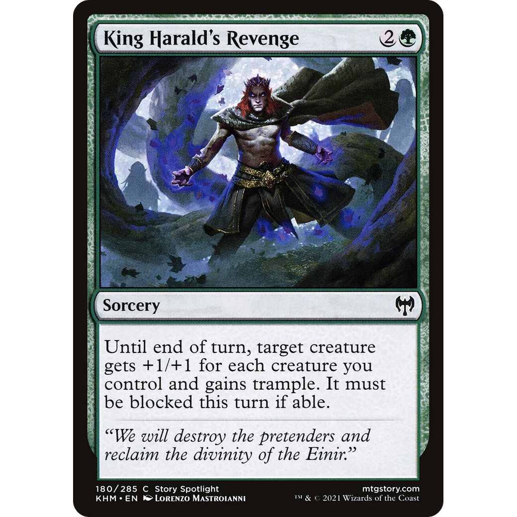 King Harald's Revenge (KHM-180) - Kaldheim Foil