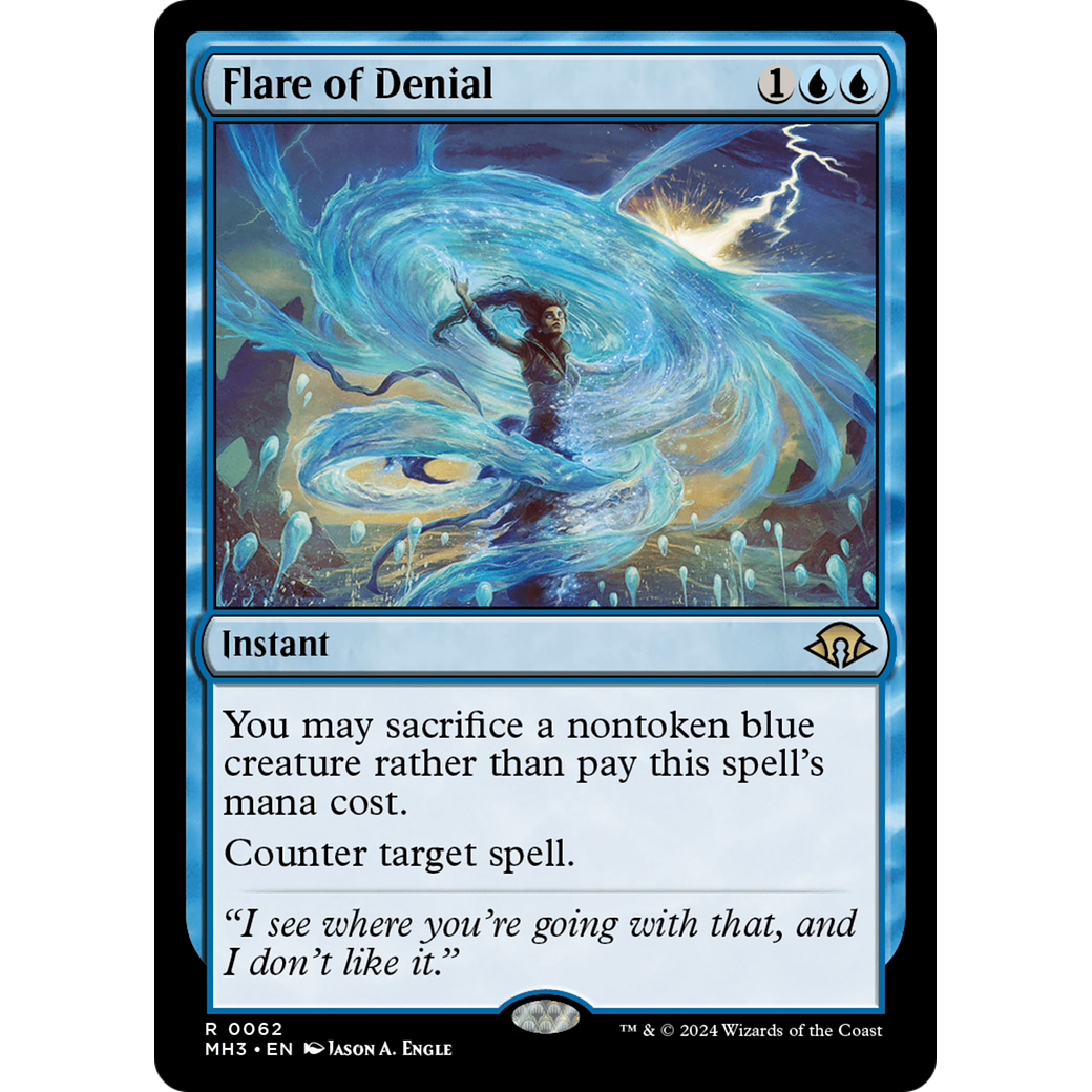 Flare of Denial (MH3-062) - Modern Horizons 3 Foil