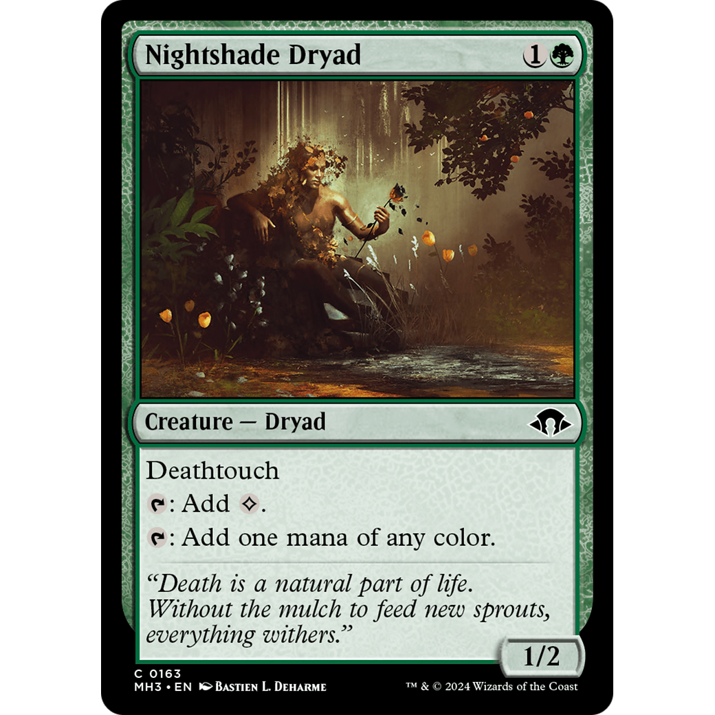 Nightshade Dryad (MH3-163) - Modern Horizons 3