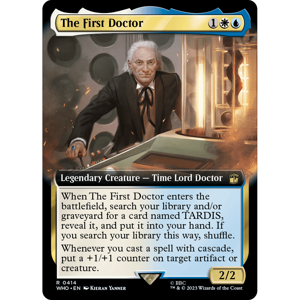 The First Doctor (Extended Art) (WHO-414) - Doctor Who: (Extended Art)