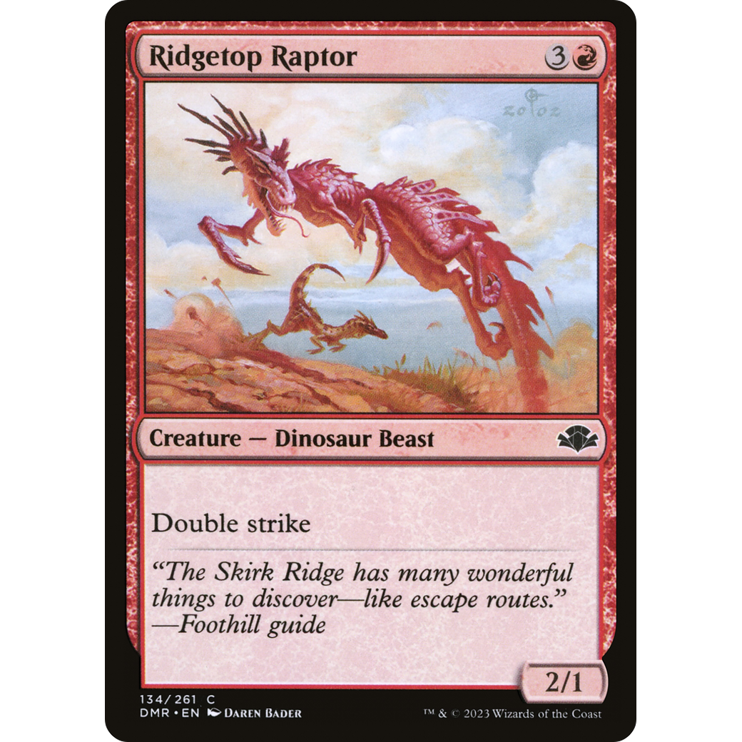 Ridgetop Raptor (DMR-134) - Dominaria Remastered