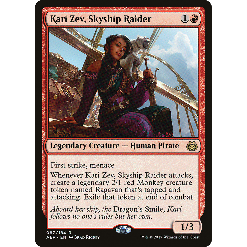 Kari Zev, Skyship Raider (AER-087) - Aether Revolt Foil