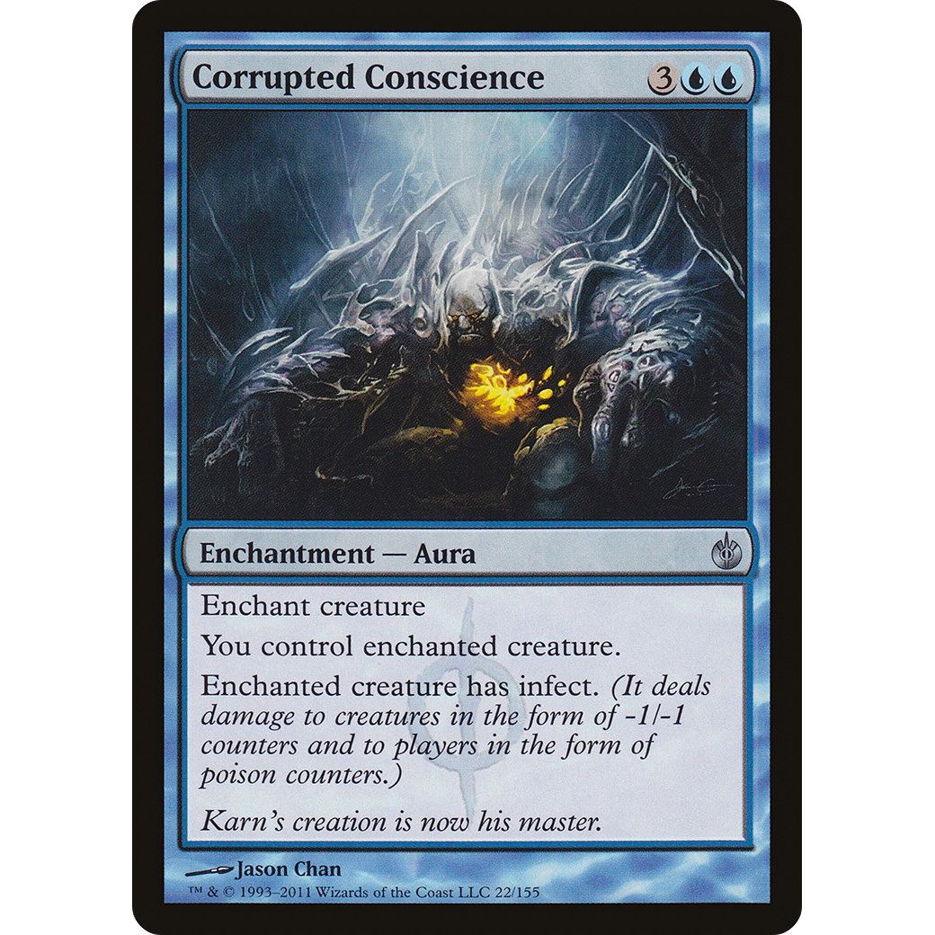 Corrupted Conscience (MBS-022) - Mirrodin Besieged Foil