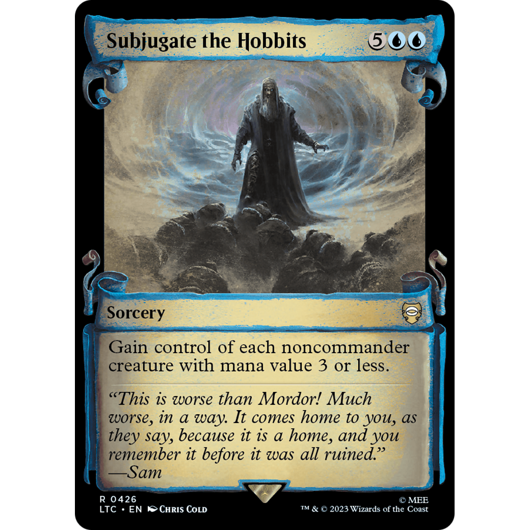 Subjugate the Hobbits (LTC-426) - Tales of Middle-earth Commander: (Showcase)