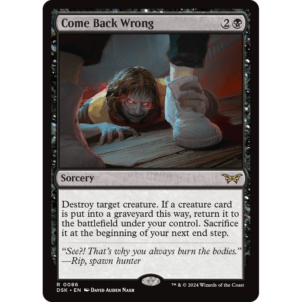 Come Back Wrong (DSK-086) - Duskmourn: House of Horror