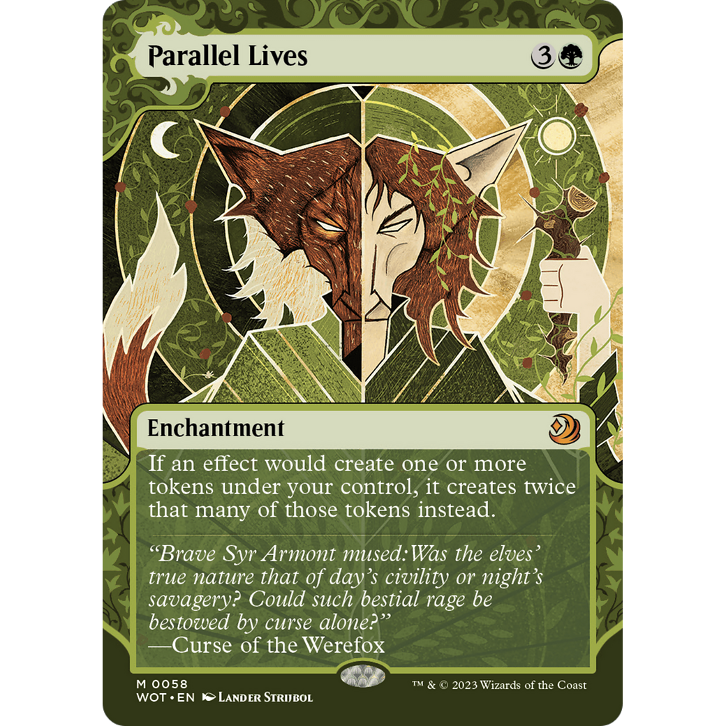Parallel Lives (WOT-058) - Wilds of Eldraine: Enchanting Tales: (Showcase) (Borderless)