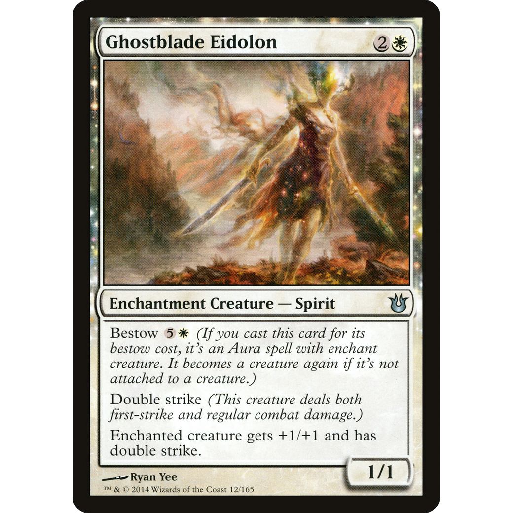 Ghostblade Eidolon (BNG-012) - Born of the Gods: (enchantment)