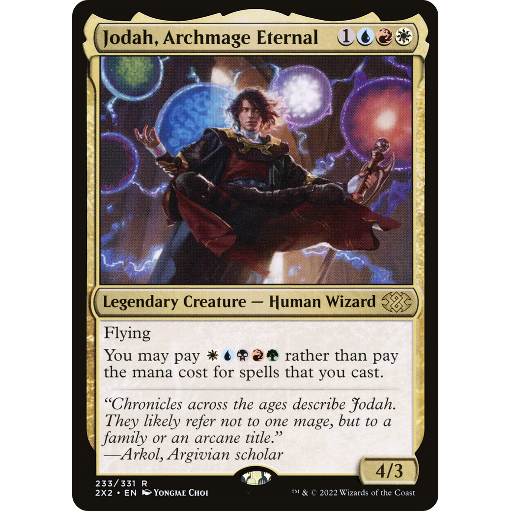 Jodah, Archmage Eternal (2X2-233) - Double Masters 2022 Foil