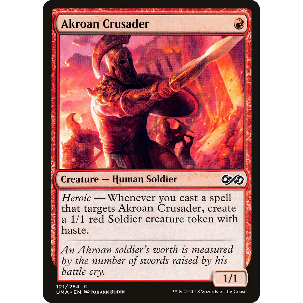 Akroan Crusader (UMA-121) - Ultimate Masters Foil