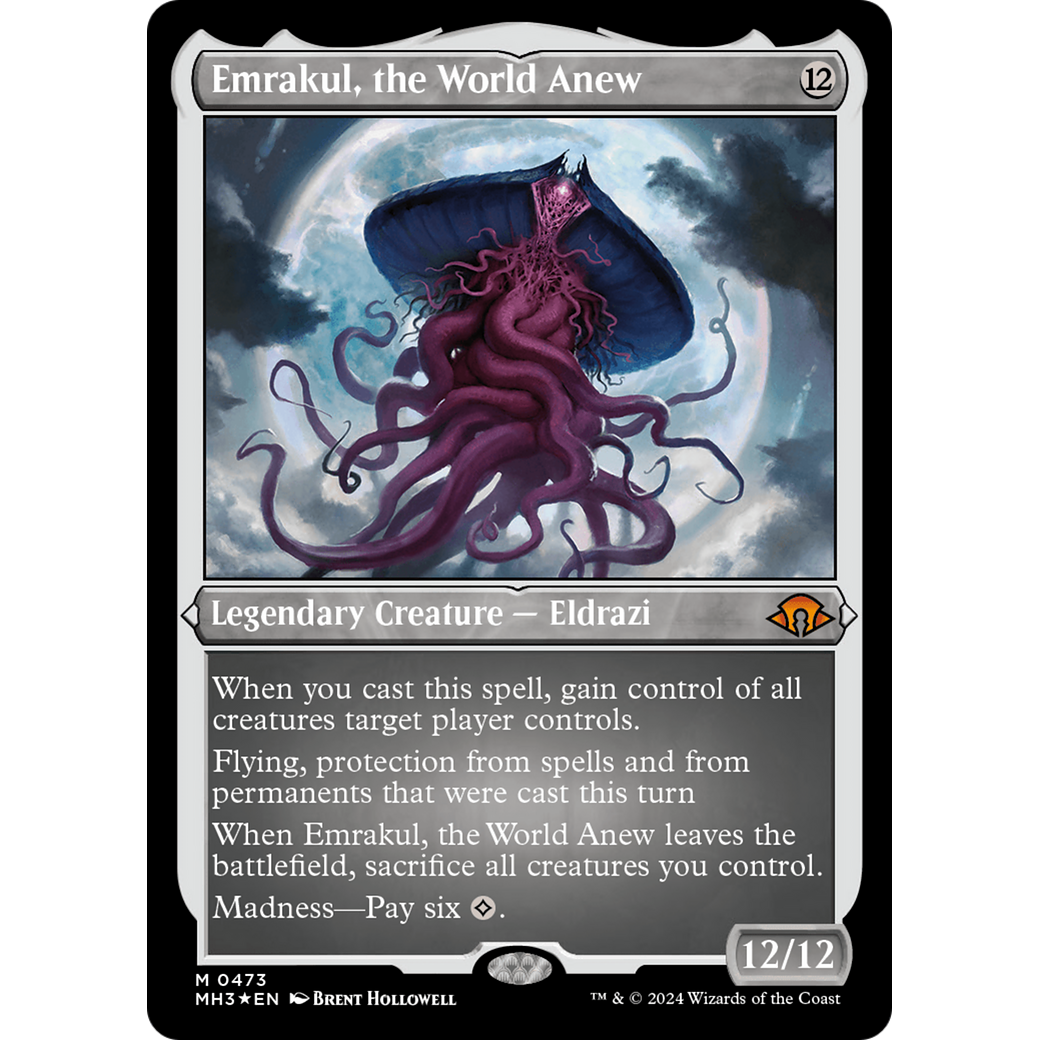 Emrakul, the World Anew (MH3-473) - Modern Horizons 3 Etched Foil