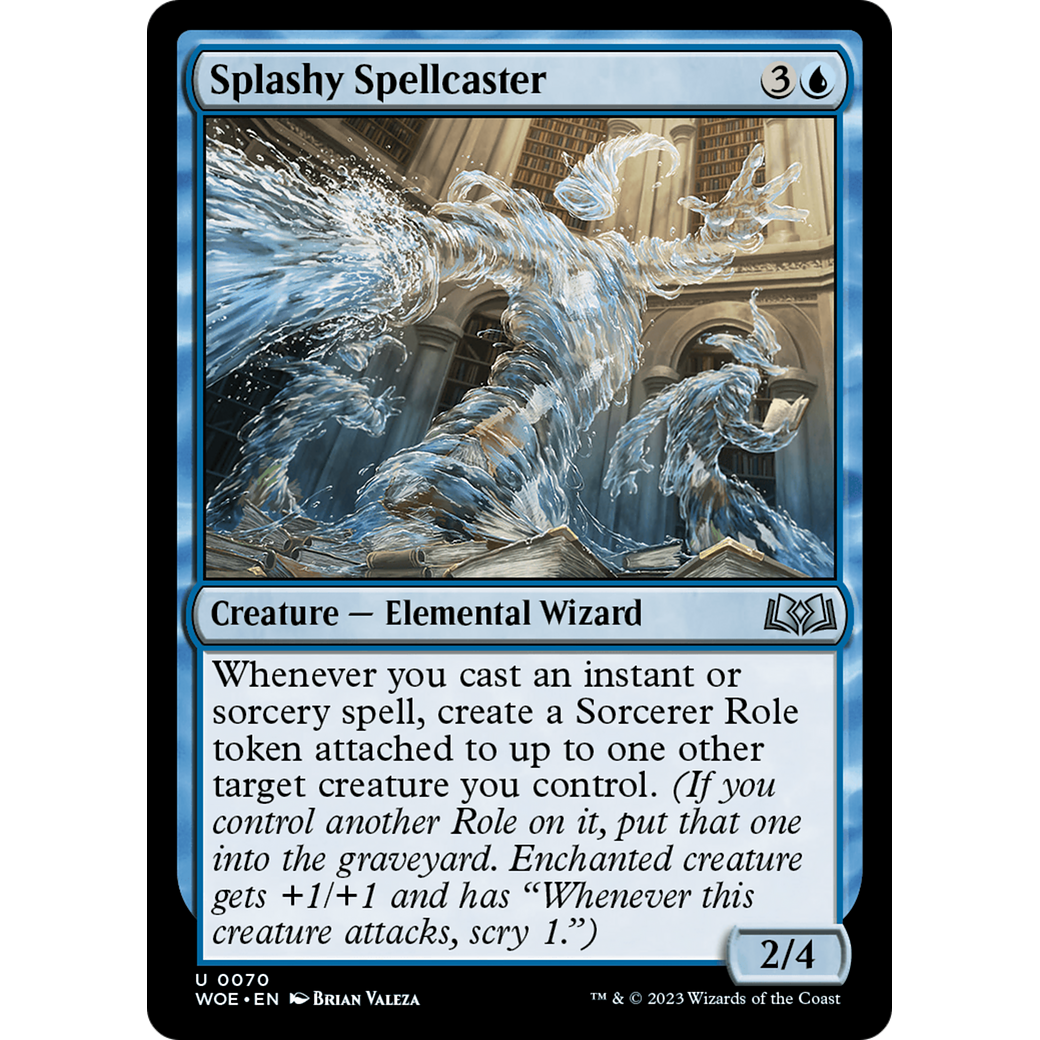 Splashy Spellcaster (WOE-070) - Wilds of Eldraine