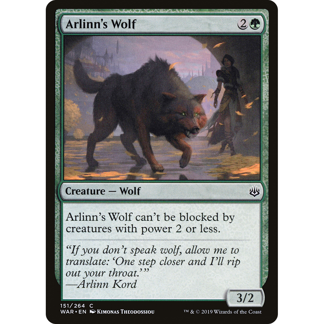 Arlinn's Wolf (WAR-151) - War of the Spark