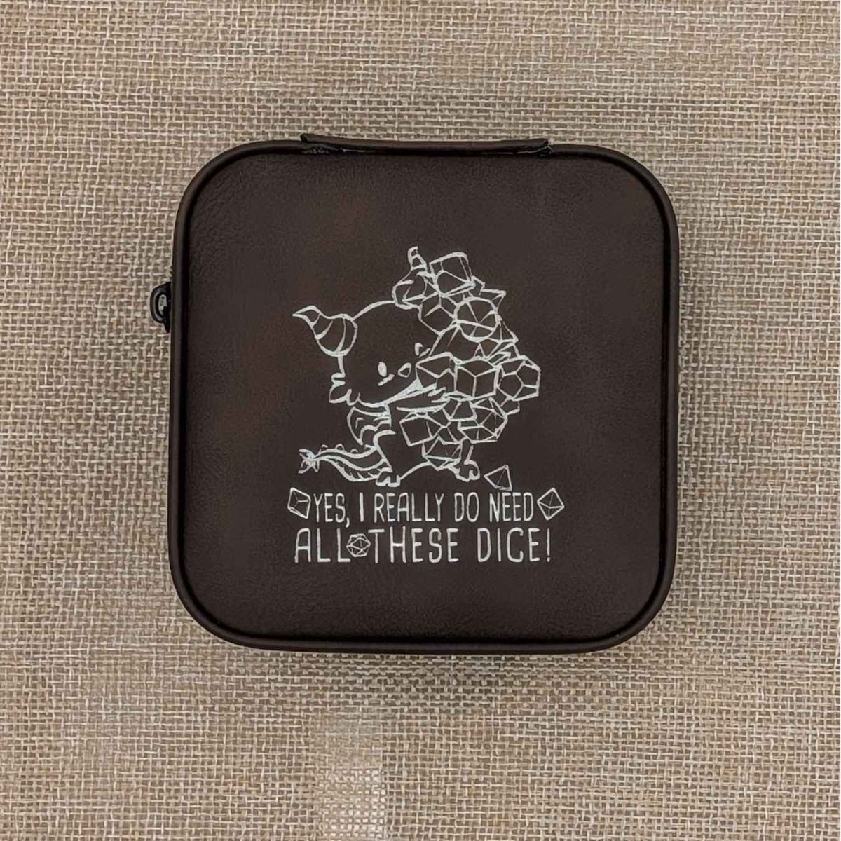 Dragon Dice Horder - D&D Leather Dice Box